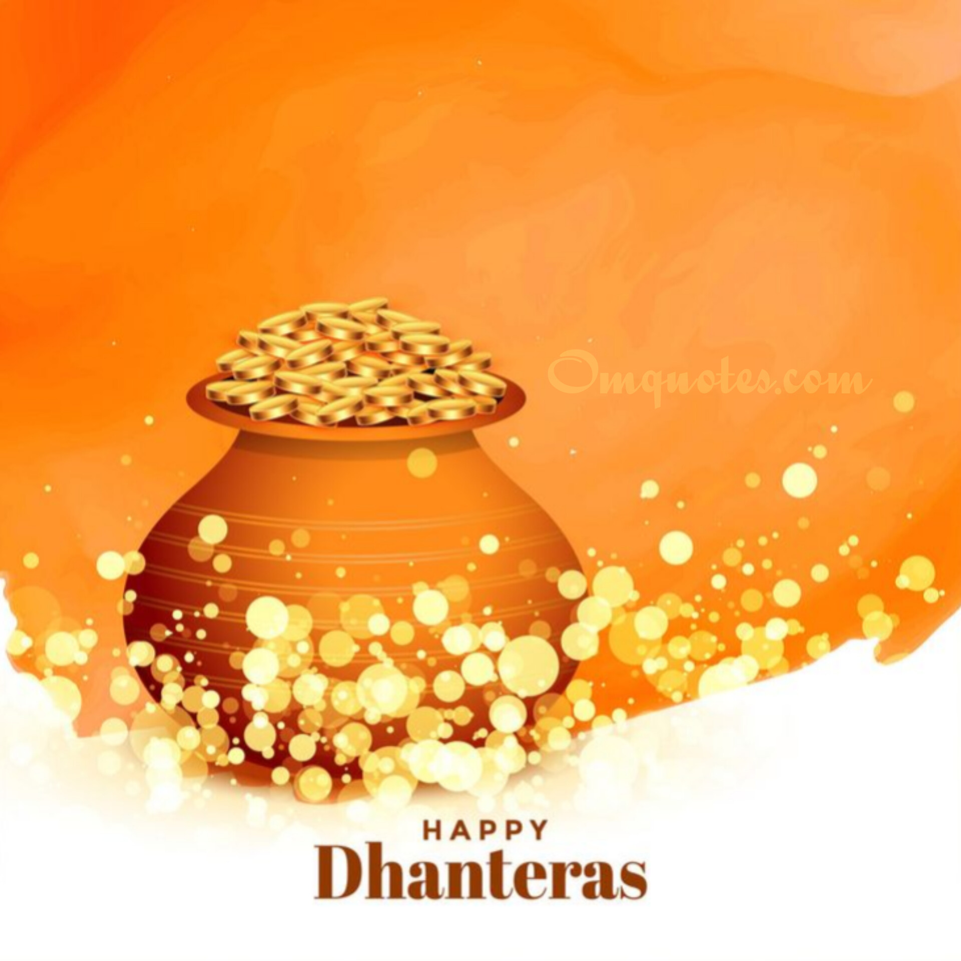 Happy Dhanteras wishes and messages for you! Om Quotes